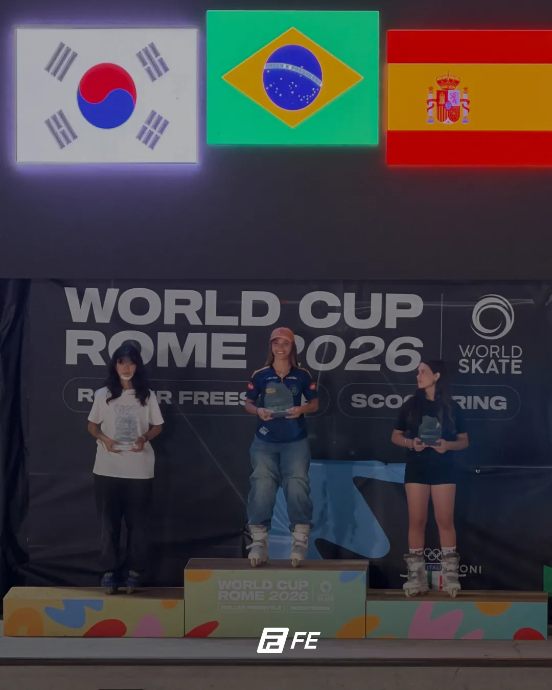 롤러 프리스타일 장서아 선수 2026 로마 월드컵 2위 2